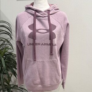 Women’s Under Armour UA Purple Specks Hoodie Sweatshirt Loose S